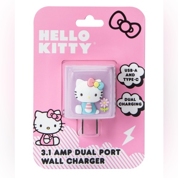 Hello Kitty And Friends® 3.1 Amp Dual Port Wall Charger - Picture 1 of 6